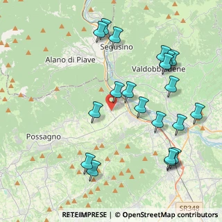 Mappa Via ai Trevisani Nel Mondo, 31040 Pederobba TV, Italia (4.5745)