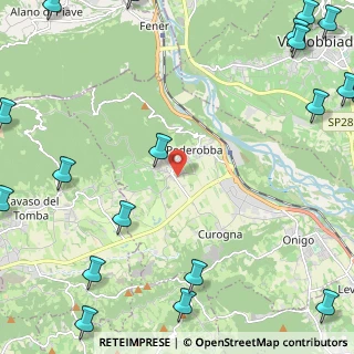 Mappa Via ai Trevisani Nel Mondo, 31040 Pederobba TV, Italia (3.8575)