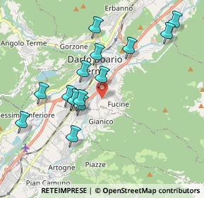 Mappa Località Rivioni Panigada, 25047 Darfo Boario Terme BS, Italia (1.83333)