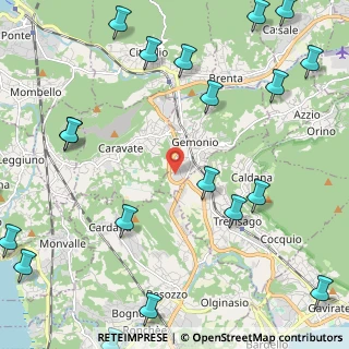 Mappa Zona Industriale di Gemonio, 21036 Gemonio VA, Italia (3.265)
