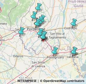 Mappa Via Zuiano, 33082 Azzano Decimo PN, Italia (12.754)