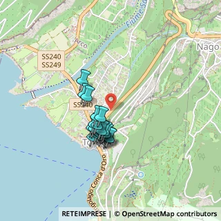 Mappa Via Coize, 38069 Nago-torbole TN, Italia (0.3245)