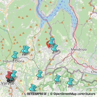 Mappa Via Gioacchino Rossini, 21050 Saltrio VA, Italia (7.288)