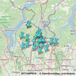 Mappa Via G. Bertini, 21050 Bisuschio VA, Italia (10.093)