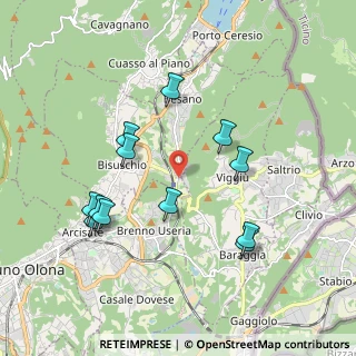 Mappa Via Tommaso Grossi, 21050 Bisuschio VA, Italia (1.90167)