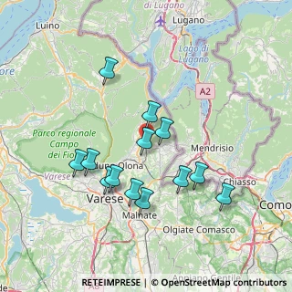Mappa Via Tommaso Grossi, 21050 Bisuschio VA, Italia (6.68462)