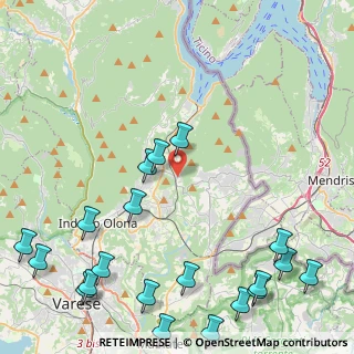 Mappa Via Tommaso Grossi, 21050 Bisuschio VA, Italia (6.236)
