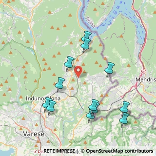 Mappa Via Tommaso Grossi, 21050 Bisuschio VA, Italia (4.29833)