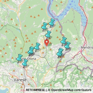 Mappa Via Tommaso Grossi, 21050 Bisuschio VA, Italia (3.445)