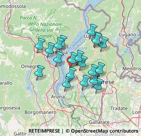 Mappa Via Carlo Alberto, 21038 Sangiano VA, Italia (10.5465)