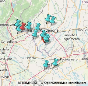 Mappa Via Giuseppe Garibaldi, 33087 Pasiano di Pordenone PN, Italia (12.28571)