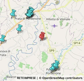 Mappa Via Giuseppe Garibaldi, 33087 Pasiano di Pordenone PN, Italia (3.008)