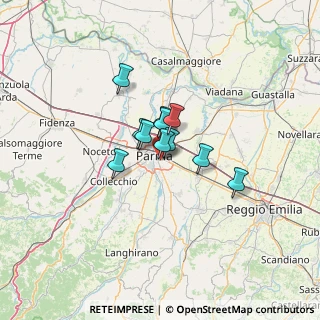 Mappa Via Claudio Monteverdi, 43123 Parma PR, Italia (7.32455)