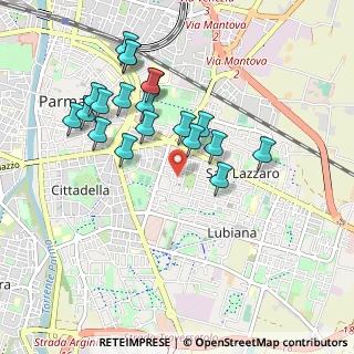 Mappa Via Claudio Monteverdi, 43123 Parma PR, Italia (0.9355)