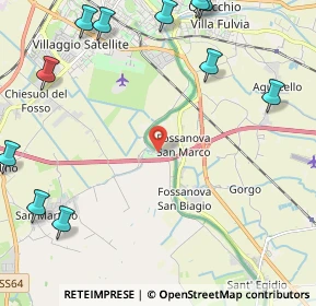 Mappa Torre Della Fossa, 44124 Ferrara FE, Italia (3.6405)