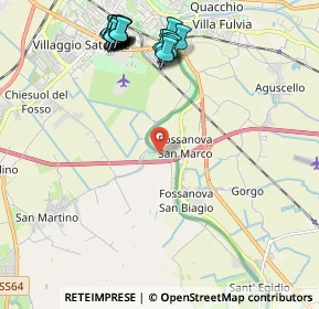 Mappa Torre Della Fossa, 44124 Ferrara FE, Italia (2.5995)