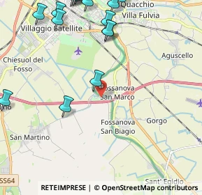 Mappa Torre Della Fossa, 44124 Ferrara FE, Italia (3.2165)