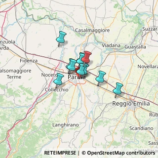 Mappa Strada Antonio Zarotto, 43123 Parma PR, Italia (7.30364)