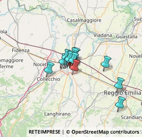 Mappa Strada Antonio Zarotto, 43123 Parma PR, Italia (8.12083)