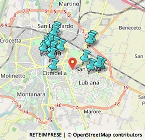 Mappa Strada Antonio Zarotto, 43123 Parma PR, Italia (1.465)