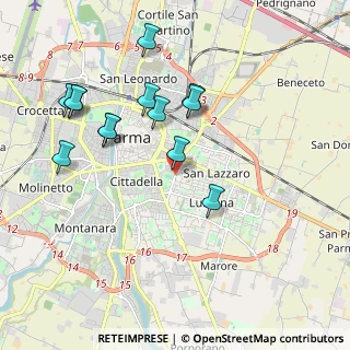 Mappa Strada Antonio Zarotto, 43123 Parma PR, Italia (1.99077)