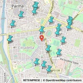 Mappa Viale Anteo ed Erasmo Viotti, 43123 Parma PR, Italia (0.6715)