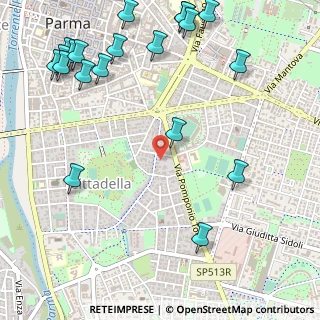 Mappa Viale Anteo ed Erasmo Viotti, 43123 Parma PR, Italia (0.759)