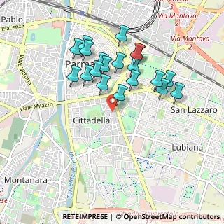 Mappa Viale Anteo ed Erasmo Viotti, 43123 Parma PR, Italia (0.8625)