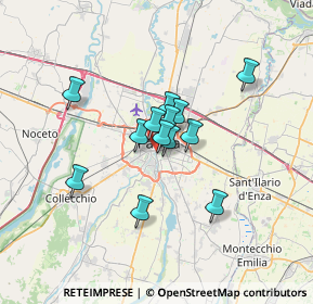 Mappa Via Cima Palone, 43123 Parma PR, Italia (4.69692)