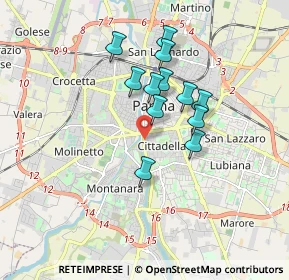 Mappa Via Cima Palone, 43123 Parma PR, Italia (1.41083)