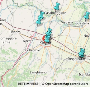 Mappa Via Cima Palone, 43123 Parma PR, Italia (18.57083)