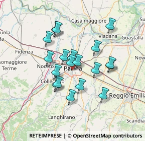 Mappa Via Cima Palone, 43123 Parma PR, Italia (11.62211)