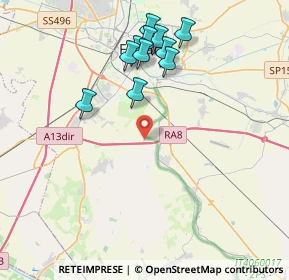 Mappa Via Alberto Pisa, 44124 Torre della Fossa FE, Italia (3.98)