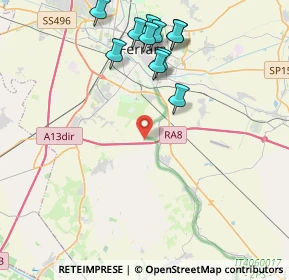 Mappa Via Alberto Pisa, 44124 Torre della Fossa FE, Italia (4.44636)