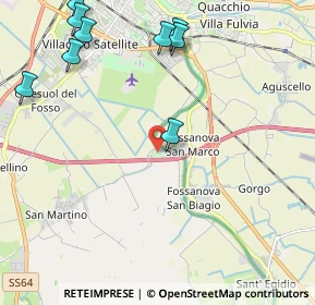 Mappa Via Alberto Pisa, 44124 Torre della Fossa FE, Italia (3.14615)