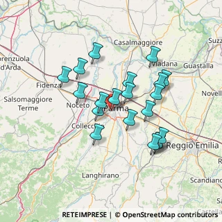 Mappa Stradello Salemi, 43125 Parma PR, Italia (12.5505)