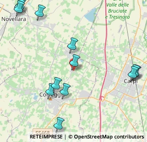 Mappa Via Sandro Pertini, 42015 Mandrio RE, Italia (5.41692)