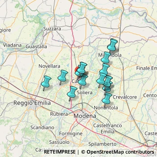 Mappa Via Lago d'Orta, 41012 Carpi MO, Italia (10.46688)