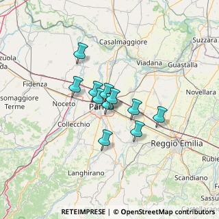 Mappa Via Passo del Bratello, 43123 Parma PR, Italia (8.69636)