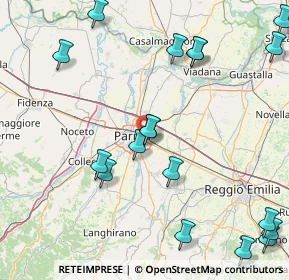 Mappa Via Passo del Bratello, 43123 Parma PR, Italia (21.44111)