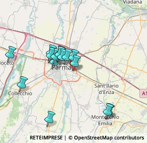 Mappa Via Passo del Bratello, 43123 Parma PR, Italia (6.65733)