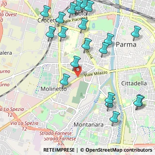Mappa Via Don Giovanni Verità, 43125 Parma PR, Italia (1.361)