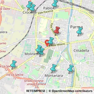 Mappa Via Don Giovanni Verità, 43125 Parma PR, Italia (1.23182)