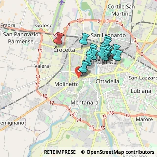Mappa Via Don Giovanni Verità, 43125 Parma PR, Italia (1.481)