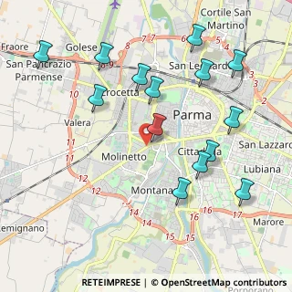 Mappa Via Don Giovanni Verità, 43125 Parma PR, Italia (2.25571)