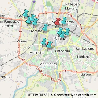 Mappa Viale Villetta, 43125 Parma PR, Italia (1.8475)