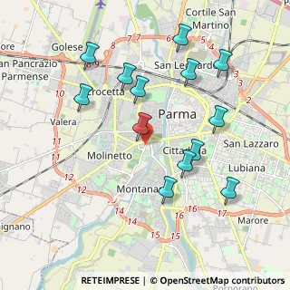 Mappa Viale Villetta, 43125 Parma PR, Italia (2.01538)
