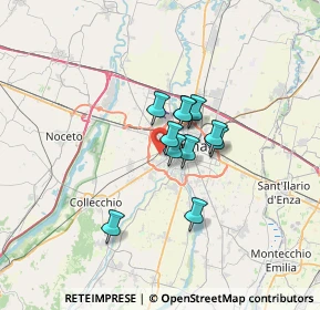 Mappa Via Ugo Tognazzi, 43126 Parma PR, Italia (4.13636)