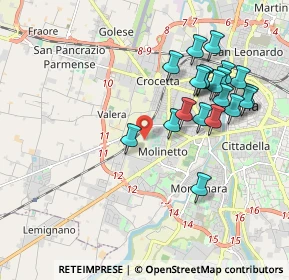 Mappa Via Ugo Tognazzi, 43126 Parma PR, Italia (1.963)