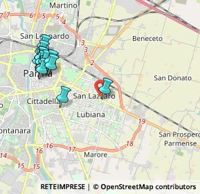 Mappa Via Agostino Bottego, 43123 Parma PR, Italia (2.32071)